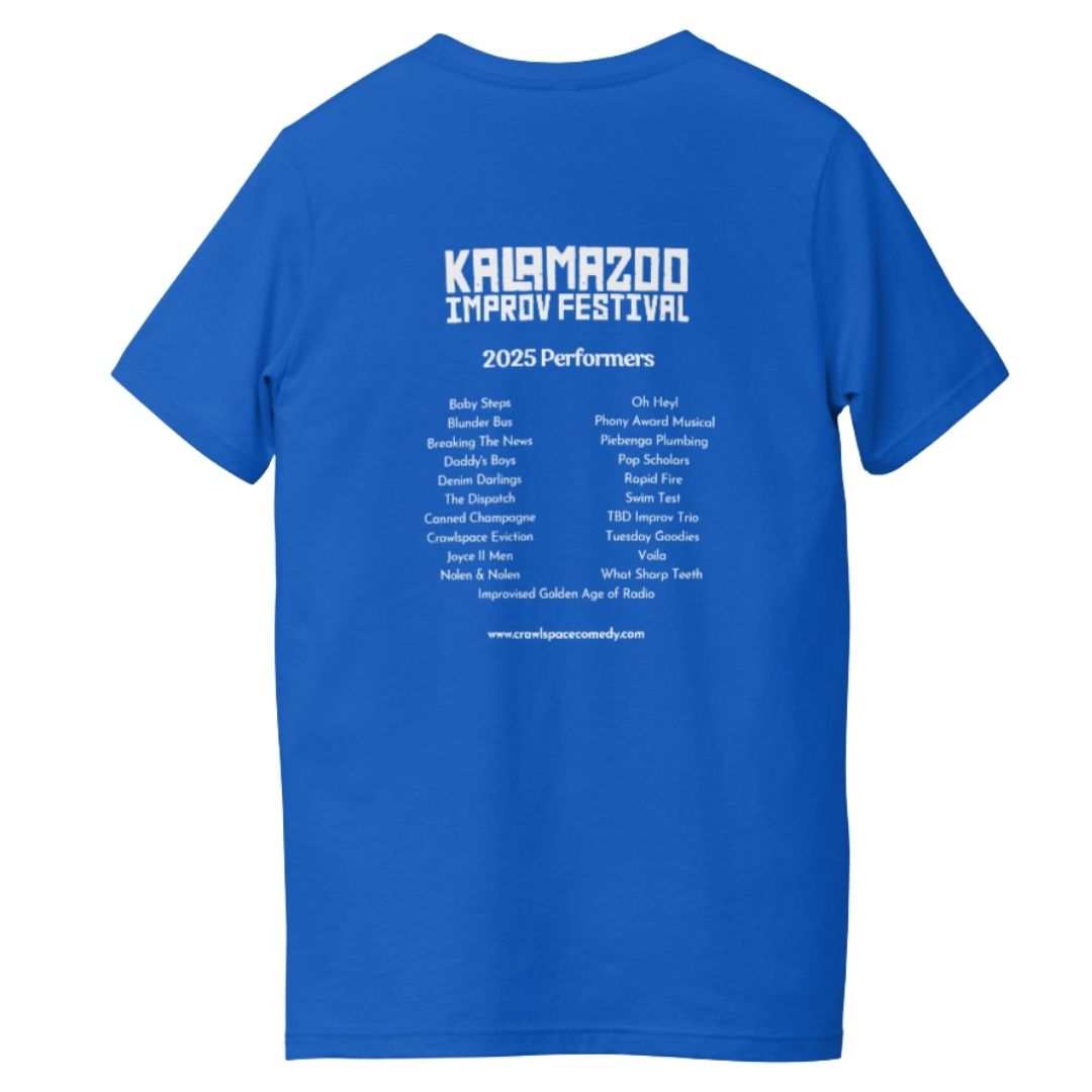 Kalamazoo Improv Fest 2025 T-shirt - Image 2