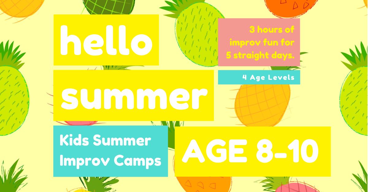 Crawlspace Comedy Theatre Kids Summer Camp Ages 8-10