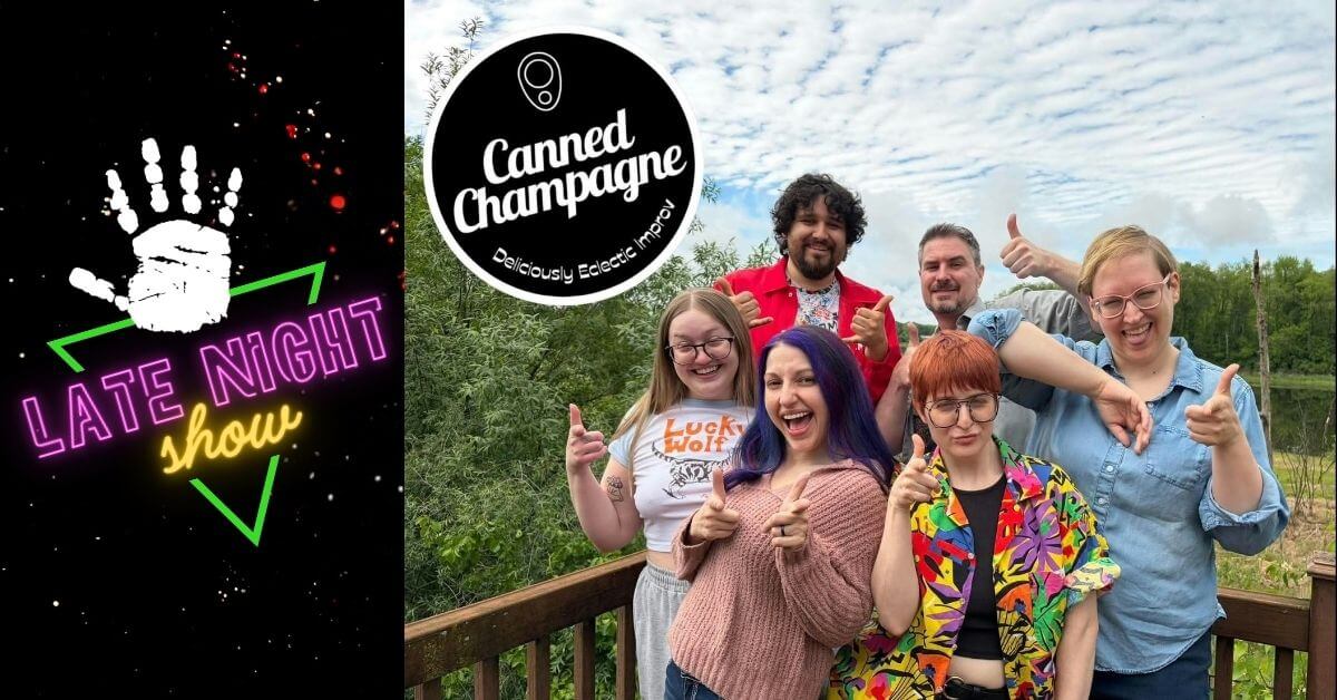 late show canned champagne